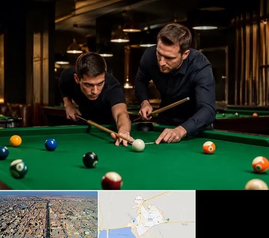 مربی بیلیارد در بندر ماهشهر