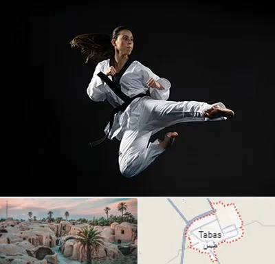 مربی رزمی خانم در طبس