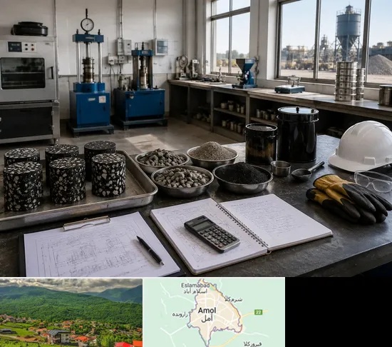 آموزش کارشناس فنی، تولید و اجرای آسفالت در آمل