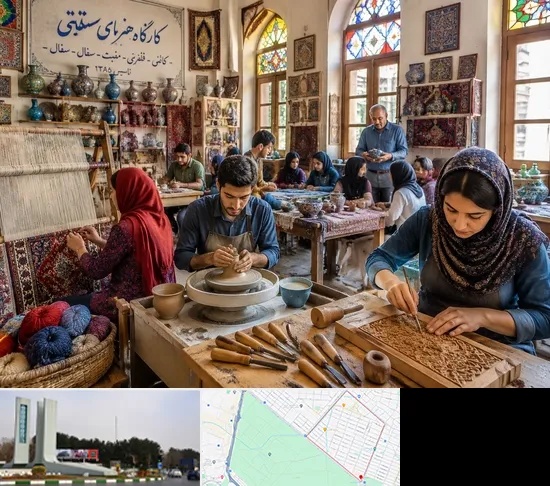 آموزشگاه صنایع دستی در بلوار فلسیطین مشهد