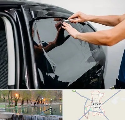 شیشه دودی خودرو در بروجن