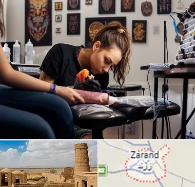 تاتو کار خانم در زرند