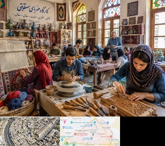 آموزشگاه صنایع دستی در شهرک غرب مشهد
