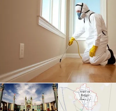 سمپاشی منازل در آران و بیدگل