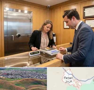 طلا آبشده در فارسان