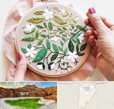 کلاس گلدوزی در گرمسار
