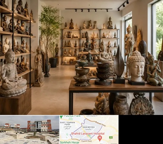 مجسمه فروشی در حکیمیه