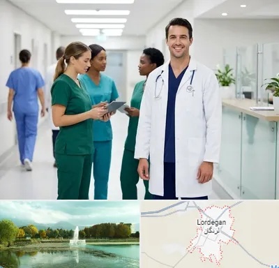 روپوش و اسکراب پزشکی در لردگان