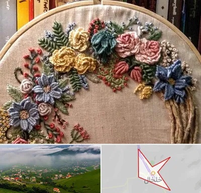 کلاس گلدوزی برزیلی در خلخال