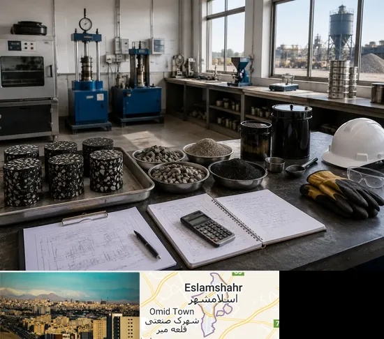 آموزش کارشناس فنی، تولید و اجرای آسفالت در اسلامشهر