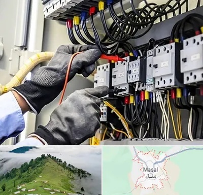 برقکار ساختمان در ماسال