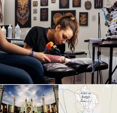 تاتو کار خانم در آران و بیدگل