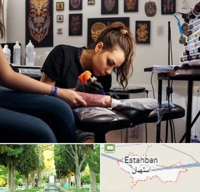 تاتو کار خانم در استهبان