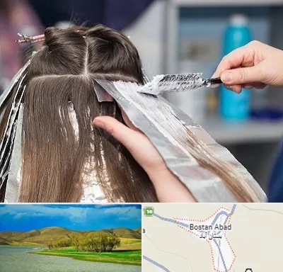 آرایشگاه رنگ مو در بستان آباد