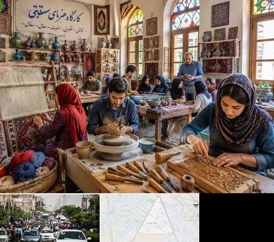 آموزشگاه صنایع دستی در سیدی مشهد