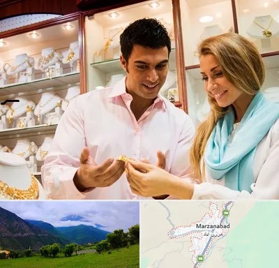 فروشگاه طلا و جواهر در مرزن آباد