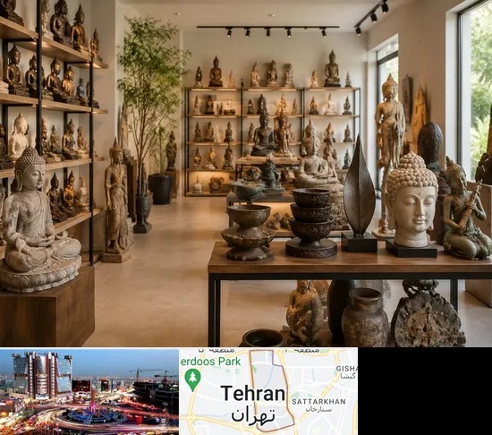 مجسمه فروشی در صادقیه
