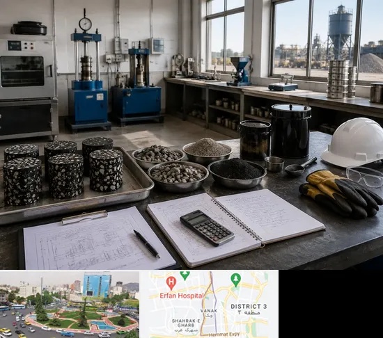 آموزش کارشناس فنی، تولید و اجرای آسفالت در ونک