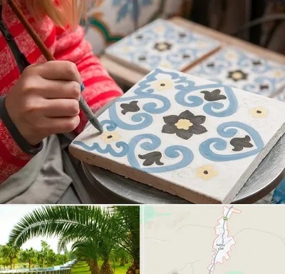 کلاس آموزش نقاشی روی سرامیک در کهنوج