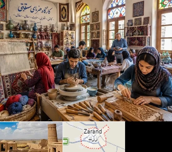 آموزشگاه صنایع دستی در زرند