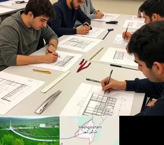 کلاس آمادگی آزمون طراحی معماری در مشگین شهر