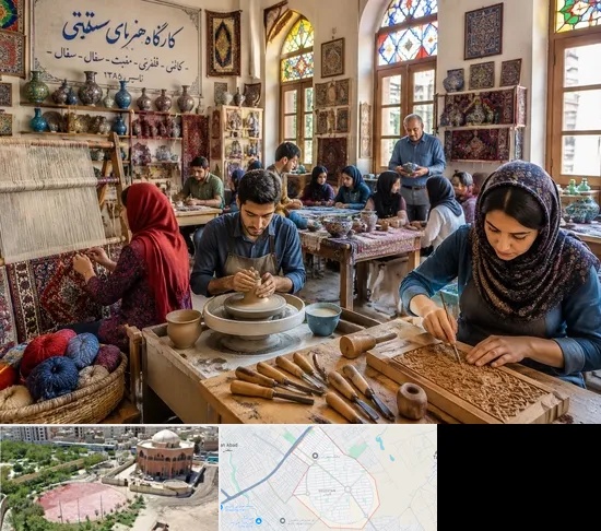 آموزشگاه صنایع دستی در گلستان اسلامشهر