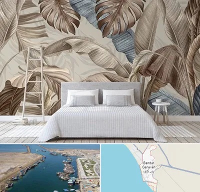فروش عمده کاغذ دیواری در بندر گناوه