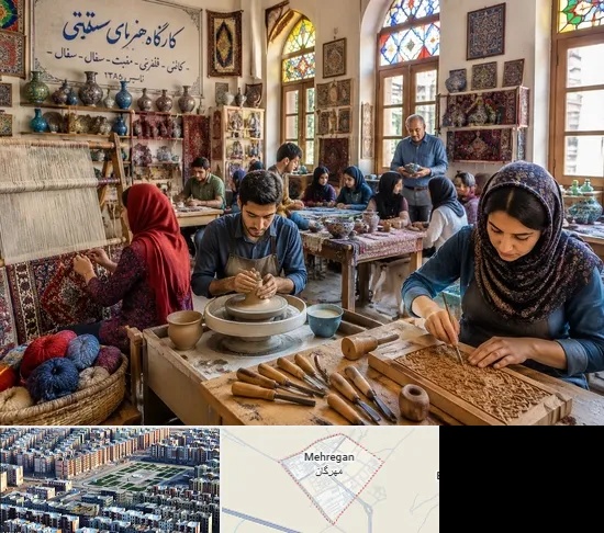آموزشگاه صنایع دستی در مهرگان