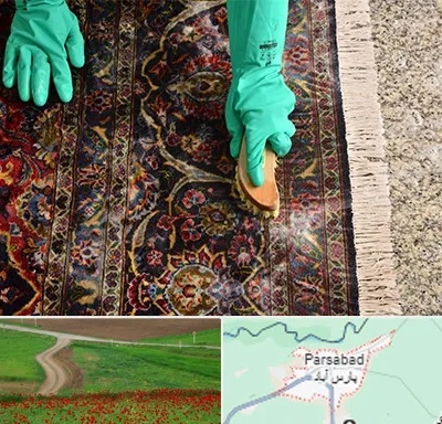 فرش شویی در پارس آباد