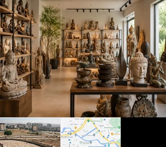 مجسمه فروشی در کوی وحدت شیراز