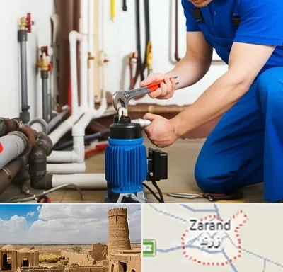 نصب پمپ آب در زرند