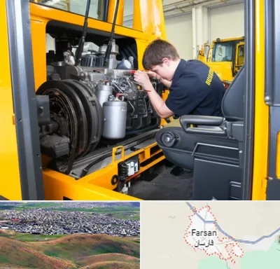 لوازم یدکی بلدوزر در فارسان
