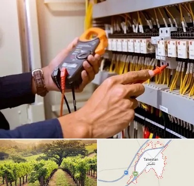 برق کشی ساختمان در تاکستان