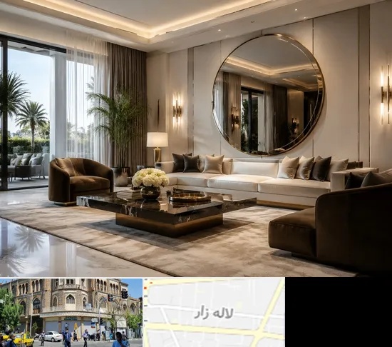 فروشگاه آینه دکوراتیو در لاله زار