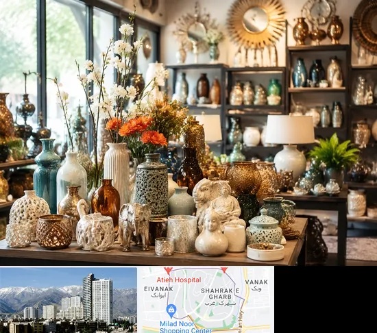 عمده فروشی وسایل دکوری و تزیینی در شهرک غرب