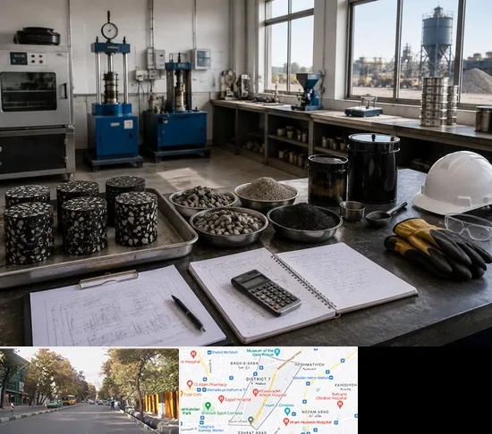 آموزش کارشناس فنی، تولید و اجرای آسفالت در شریعتی