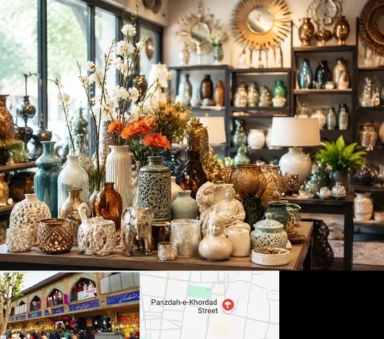 عمده فروشی وسایل دکوری و تزیینی در 15 خرداد