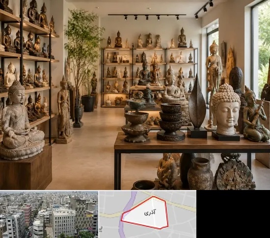 مجسمه فروشی در آذری