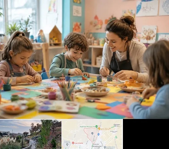 کارگاه خلاقیت در باغستان کرج