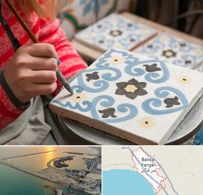 کلاس آموزش نقاشی روی سرامیک در بندر کنگان