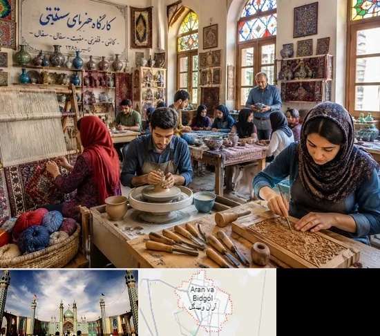 آموزشگاه صنایع دستی در آران و بیدگل