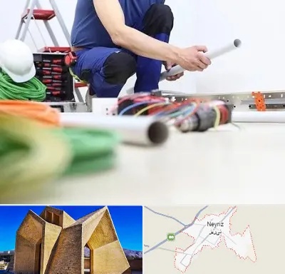 سیم کشی ساختمان در نی ریز