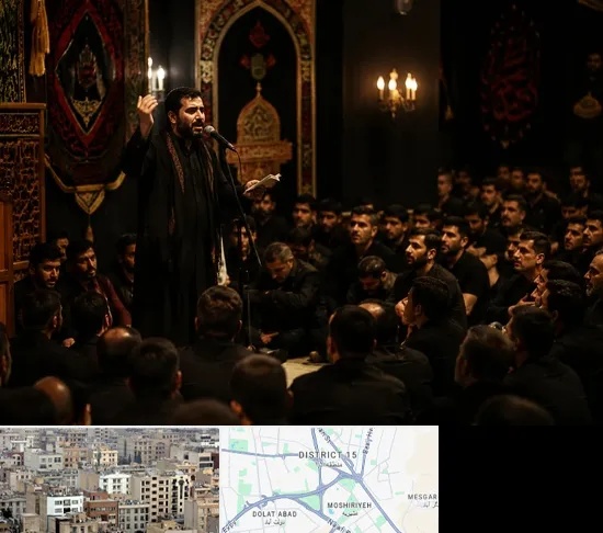 مداح در جنوب شرق تهران