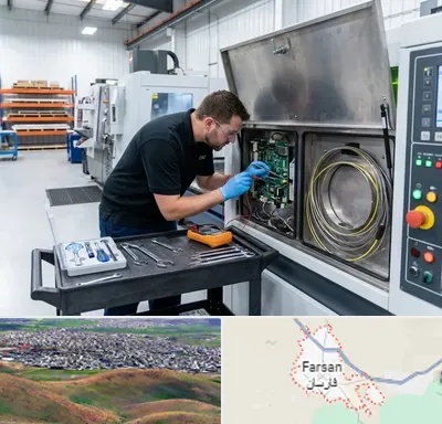 تعمیر دستگاه لیزر صنعتی در فارسان
