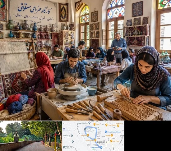 آموزشگاه صنایع دستی در بلوار گیلان رشت