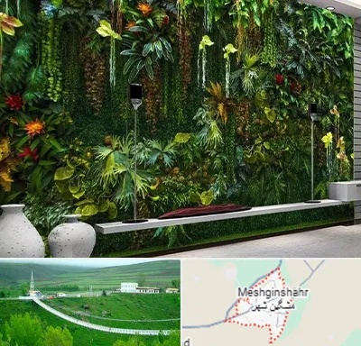 دیوار سبز مصنوعی در مشگین شهر