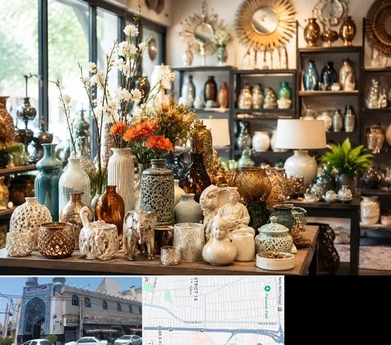 عمده فروشی وسایل دکوری و تزیینی در بلوار ابوذر