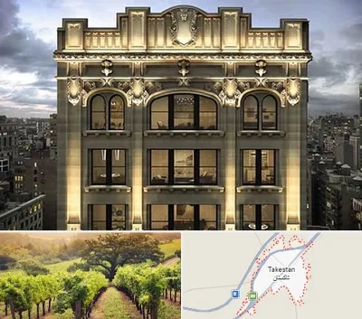 سنگ کاری در تاکستان