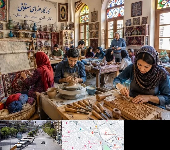 آموزشگاه صنایع دستی در خیابان زند شیراز