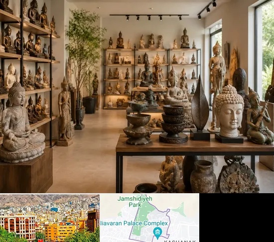 مجسمه فروشی در نیاوران